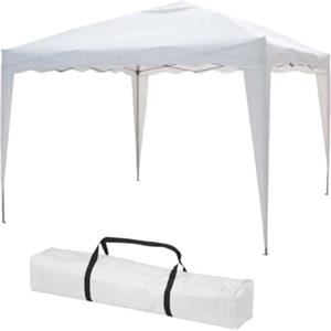 Ma Maison Gazebo Pieghevole 3x3 Metri Impermeabile, Struttura in Metallo -Resistente ai Raggi Solari, Tenda da Esterno, Giardino, Fiere, Campeggio, Stand, Mercato- Sacca per il Trasporto
