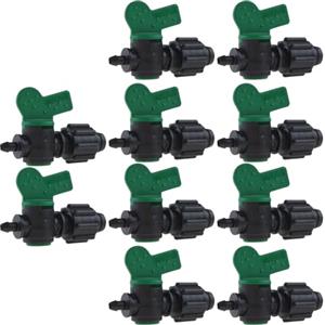 acquaverde Mini Valvola a Cilindro Portagomma per Manichetta mm. 16 e Tubo Capillare da 1/4" Per Impianti, Sistemi e Tubi di irrigazione a Goccia MADE IN ITALY - Orto Facile (10)