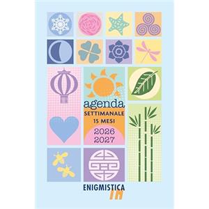 EURO PUBLISHING Agendina Settimanale 2026-2027 Tascabile 15 Mesi (10,5x15,5 cm) con Enigmistica
