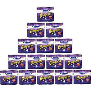 MAURY'S GRANDI MAGAZZINI ITALIANI DAL 19 Maury's 15 Confezioni 60 Rotoli di Carta Igienica 2 Veli Compatta 780gr Alta Qualità 480 Strappi a Rotolo