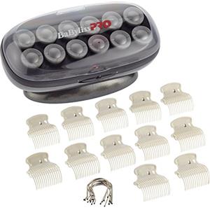 BaBylissPRO BaByliss BAB3025E PRO Bigodini Termici in Ceramica Jumbo, 12 Pezzi