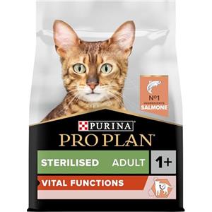 Purina PRO Plan Sterilised Vital Function Crocchette Gatti Adulti Ricco in Salmone 3kg