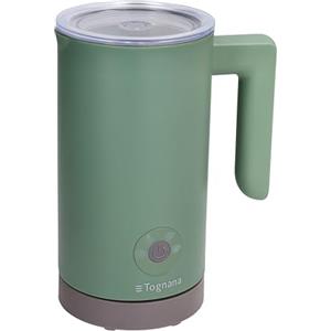 Tognana Iridea, Montalatte elettrico per cappuccino caldo e freddo, latte caldo e cioccolata, Plastica-Acciaio Inox, Verde Salvia