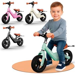Mallie® Bicicletta Bambini 2-3 Anni con campanello - Balance Bike, Regalo Bambina 3 Anni, Giochi Bambina 2 Anni, Bici Senza Pedali 2 Anni, Regalo Bambino 4 Anni