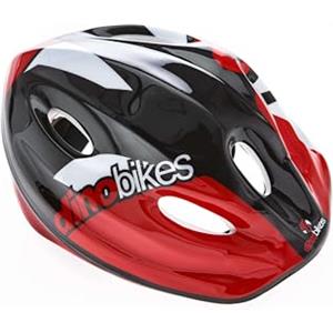 Dino Bikes Casco per Bici Colore PRO Cross Rosso - Regolabile da 52 a 56 cm