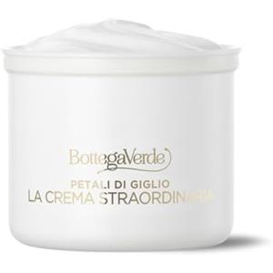 Bottega Verde - Petali di Giglio, Ricarica Crema Viso Giorno e Notte, 50 ml, Azione Idratante, Antirughe e Rimpolpante, con Acido Ialuronico e Estratto di Giglio Iperfermentato, Tutti i Tipi di Pelle