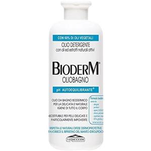 BIODERM BIODERMOCOSMETICI Bioderm Olio Bagno - Olio Doccia Delicato per Pelli Molto Secche, Sensibili e Particolarmente Impoverite - Idrata Deterge Nutre - Profumo Delicato - Ideale per Neonati, Bambini, Adulti, Anziani -500ml