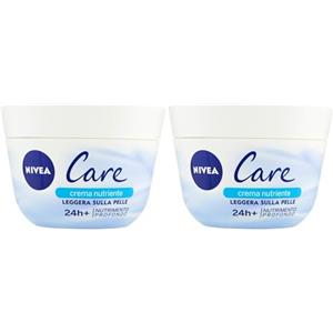 NIVEA Care Maxi Nutrimento Profondo Crema nutriente leggera per viso, mani e corpo in confezione da 800 ml, Crema idratante multiuso con Microsfere di Cera ad Idrodispersione