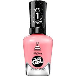 Sally Hansen Miracle Gel, Pink An Outfit, Smalto gel, Smalto anti-scheggiature, Dura fino a 8 giorni