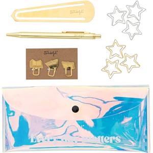 Mr. Wonderful Kit per Decorare il tuo Diario 2025 - Every day matters - Include 1 Astuccio Trasparente e 1 Penna con Inchiostro Blu