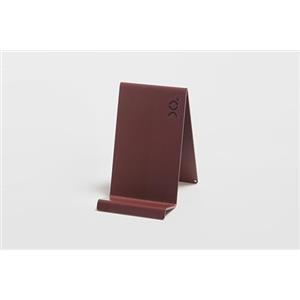 D-Segno CallMe Porta Cellulare da Tavolo, Appoggia Telefono in Metallo Verniciato, Supporto Telefono Scrivania, Porta Telefono Design Italiano Minimal, Made in Italy, cm 8,5x7,5x5 (Terracotta)