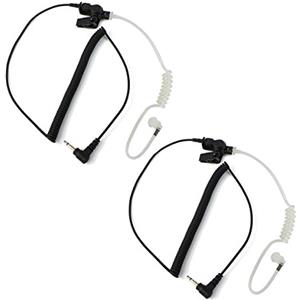 Retevis Altoparlante Cuffia 1 Pin 3.5mm Audio Plug per Ascolto/Ricevitore Solo Speaker Mic Auricolare Compatibile con B63S RT622P Walkie Talkie Motorola (2 Pezzi)
