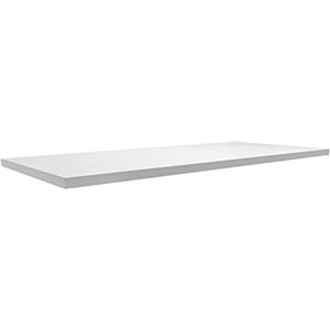 FRANKYSTAR Ripiano per tavolo da pranzo legno rivestimento in laminato o in WPC 3D Piano per scrivania (160 x 90 x 5cm, Bianco)