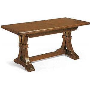 EsteaMobili Estea Mobili - TAVOLO LEGNO RETTANGOLARE ALLUNGABILE MASSELLO NOCE ARTE POVERA L 180/360x100 - 111004465514