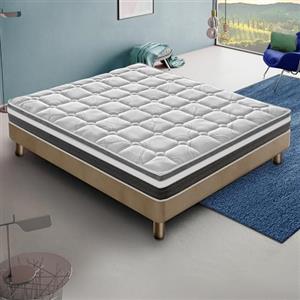 materassi e doghe Materassiedoghe - Materasso Memory Foam Alto 20 o 30 cm - Ortopedico - 13 Zone di Comfort - 100% Made in italy - Massima Traspirabilità (Singolo 100x200 cm, Alto 20 cm)