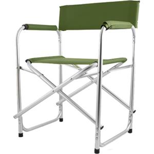 MA MAISON Sedia da Campeggio Regista Pieghevole da Esterno -Struttura in Alluminio, Regge il Peso, Leggera, Giardino, Portatile, Richiudibile, Mare Spiaggia e Pesca- Salvaspazio (VERDE)