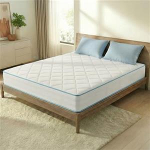 Sleephome Materasso Singolo 80x190 h 25 cm Molle Insacchettate e Memory Lite Vaniglia - Ortopedico, Sostegno Dinamico, Antiacaro Traspirante - Made in Italy