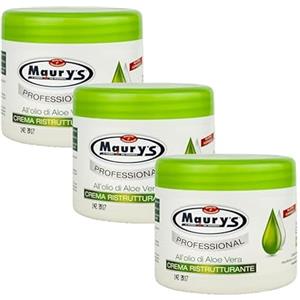 MAURY'S IL NUMERO UNO DEL RISPARMIO Maury's Set 3 Professional Crema Ristrutturante 500ml (Per capelli grassi all'olio di aloe vera)