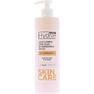 Hydra viva + HYDRAVIVA OLIO CORPO ALLE MANDORLE DOLCI IN FOMATO DA 500 ML