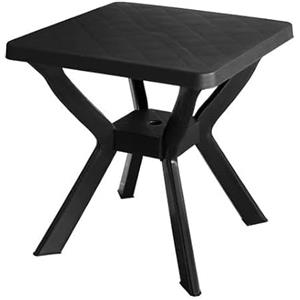 MAURY'S IL NUMERO UNO DEL RISPARMIO Maury's Tavolo da Giardino in Plastica: Moderno, Resistente ed Adatto anche per gli Interni.Facile da Riporre e Perfetto per gli Spazi Esterni. (Antracite, Reno Pieghevole-70x70cm)