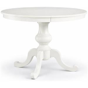 Mar.c.a. Design - Tavolo Rotondo Allungabile da 100 a 140 cm in Stile Arte Povera - Tavolo in Legno Massello 100x100x78 cm - Made in Italy