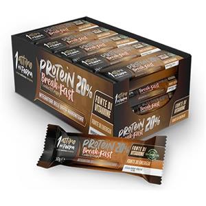 1 Attimo in Forma | 24 Barrette Proteiche 20% Cioccolato Cookie Crispy 50 Grammi - Spuntino Snack Magnesio Vitamine Ciclismo