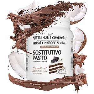 Line@Diet PASTO SOSTITUTIVO NUTRI DIET complete al gusto di TORTA al COCCO e CIOCCOLATO Line@diet | 500g, 14 PASTI completi | ricco di vitamine e minerali