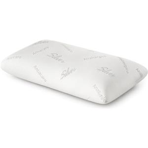 Dorian Home - Cuscino Cervicale per Dormire Meglio Supini Alto 11 cm, Cuscino Memory Foam Letto Supporta Collo, Testa e Spalle Ergonomico a Saponetta, Guanciale Letto Traspirante Anallergico Antiacaro