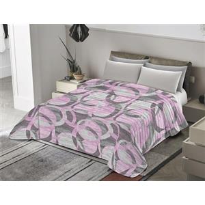 BANZAII TEXTILE INNOVATOR ONLINE Banzaii Trapuntino Singolo 170x260 cm Primaverile Estivo, Copriletto Leggero Trapuntato Imbottito Made in Italy - Sara Lilla