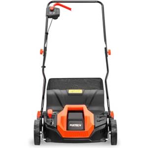 FUXTEC Arieggiatore Scarificatore Elettrico FX-EV320ECO 1300W - Larghezza di Lavoro 32 cm, Profondità Regolabile e Raccoglitore da 40 Litri
