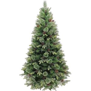 MAURY'S IL NUMERO UNO DEL RISPARMIO Albero di Natale Aspen Con Pigne e Bacche, Apertura Rapida ad Ombrello, Chiusura Rapida ad Ombrello, Altezza 180cm, Design Realistico, Stile Naturale