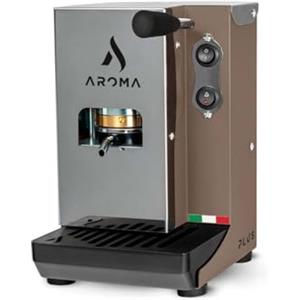 AROMA MACCHINA DA CAFFE' Aroma Plus+ Macchina caffè espresso cialde ESE 44 mm colore Tortora