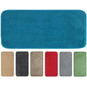 Olivo Tappeti OLIVO.shop TEKNOS Tappeto magico assorbi acqua, Zerbino asciugapassi per interno, Tappeto ingresso casa, varie misure e colori (50x110 cm, BLU)