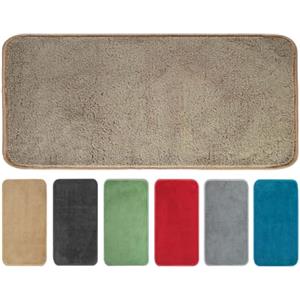 Olivo Tappeti OLIVO.shop TEKNOS Tappeto magico assorbi acqua, Zerbino asciugapassi per interno, Tappeto ingresso casa, varie misure e colori (TORTORA, 25x70 cm)