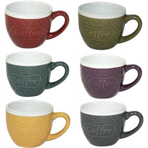 MAURY'S IL NUMERO UNO DEL RISPARMIO MAURY'S COFFEE SET DI 6 TAZZINE MULTICOLORE