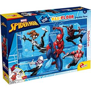 Liscianigiochi Marvel Puzzle DF Maxi Floor 108 Spiderman, 99764