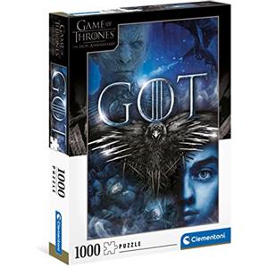 Clementoni - 39589 - Puzzle Game of Thrones - puzzle adulti 1000 pezzi, Made in Italy