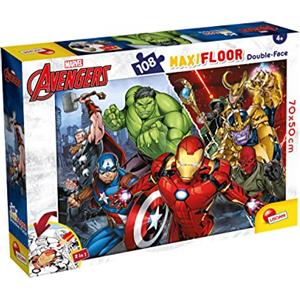 Liscianigiochi Marvel Puzzle DF Maxi Floor 108 Avengers, 99771