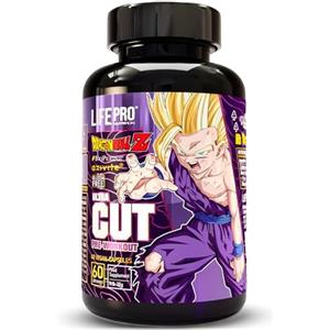 Life Pro Nutrition Life Pro Ultra Cut Preworkout Dragon Ball Z Edition 60 Vegancaps - Integratore pre-allenamento e brucia grassi con caffeina, fenilcapsaicina e BioPerine® per aumentare energia e metabolismo
