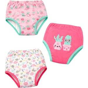 Ellepi Mutandine Apprendimento Bambino Bambina 100% Cotone - 3 Slip Trainer Spannolinamento con Tassello Assorbente Impermeabile - Training Pants Vasino (Dino giallo, 3 Anni)