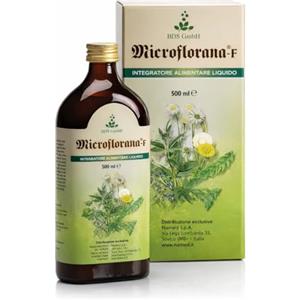 Named MICROFLORANA-F Sciroppo Fermenti Lattici per Adulti | Integratore Fermenti Lattici Probiotici con Lattobacilli e Bifidobatteri | Equilibrio della Flora Intestinale e Benessere Digestivo | 500 ml