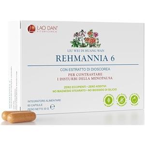 LAO DAN Nuovo REHMANNIA 6 Lao Dan® Integratore Menopausa Naturale con Nuova Formula in Capsule Vampate Menopausa Rimedi per Ormoni Femminili Integratori Ciclo Mestruale 100% Estratti Puri