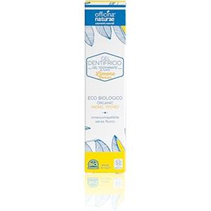 Officina Naturae Dentifricio Limone con Estratti di Lichene Islandico e Zinco Citrato, Tubetto in Alluminio Riciclabile, 75ml