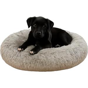 Dorian Home - Cuccia Cane Interno e Cuccia Gatto Tonda, Cuscino Cane Gatto Antiscivolo - Cuscino per Cani e Gatti Lavabile Taglia Grande, Media, Piccola, Lettino Cani Morbido, Letto Peloso a Ciambella