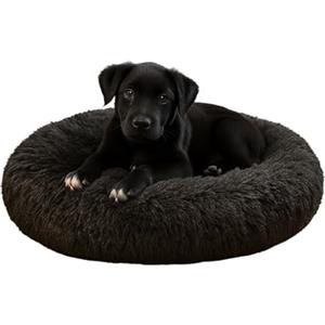 Dorian Home - Cuccia Cane Interno e Cuccia Gatto Tonda, Cuscino Cane Gatto Antiscivolo - Cuscino per Cani e Gatti Lavabile Taglia Grande, Media, Piccola, Lettino Cani Morbido, Letto Peloso a Ciambella