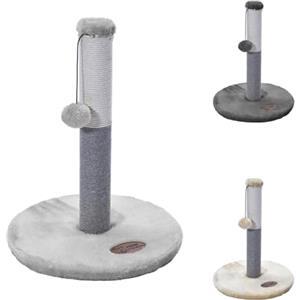 PATAM Tiragraffi per Gatti con Pallina, Graffiatoio in Sisal, Pallina Grigio Chiaro