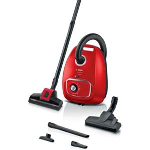 Bosch BGB41PET1 - Aspirapolvere con sacco, traino, 600 watt, rosso