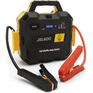 MAXTOOLS JSL600, Avviatore d'emergenza professionale 12V 3600A per Vetture, SUV, Fuoristrada, Camper e Veicoli Commerciali, Battery Pack e Caricatore rapido QC3.0