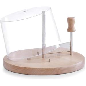 Avilia Tagliere Affetta Formaggi con Coperchio - Base Porta formaggio con Coperchio - Tagliere per Formaggi - 22,5 x 15 cm, Legno