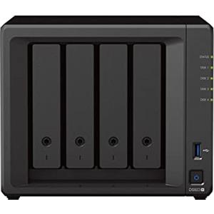 Synology DS923+ Server NAS DiskStation 4-Bay (AMD Ryzen™ 4 Threads R1600 Dual-Core 4GB Ram 2xRJ-45 1GbE LAN-Port) Bundle da 12TB con 4X 3TB Seagate IronWolf